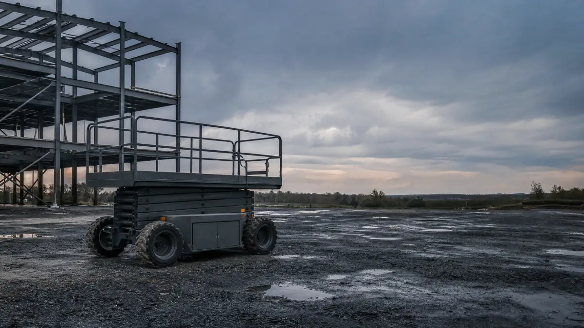 Rough Terrain Scissor Lifts jobsite access in Tampa
